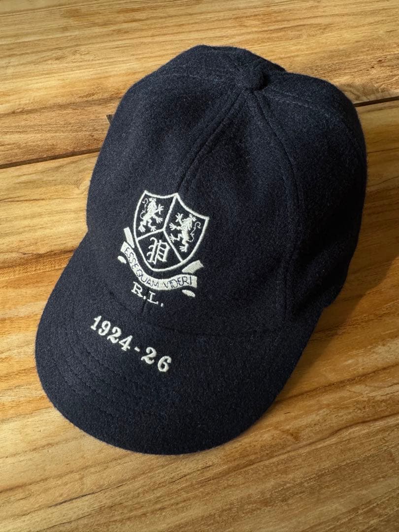 【Polo by Ralph Lauren 】ネイビーキャップ L/X L