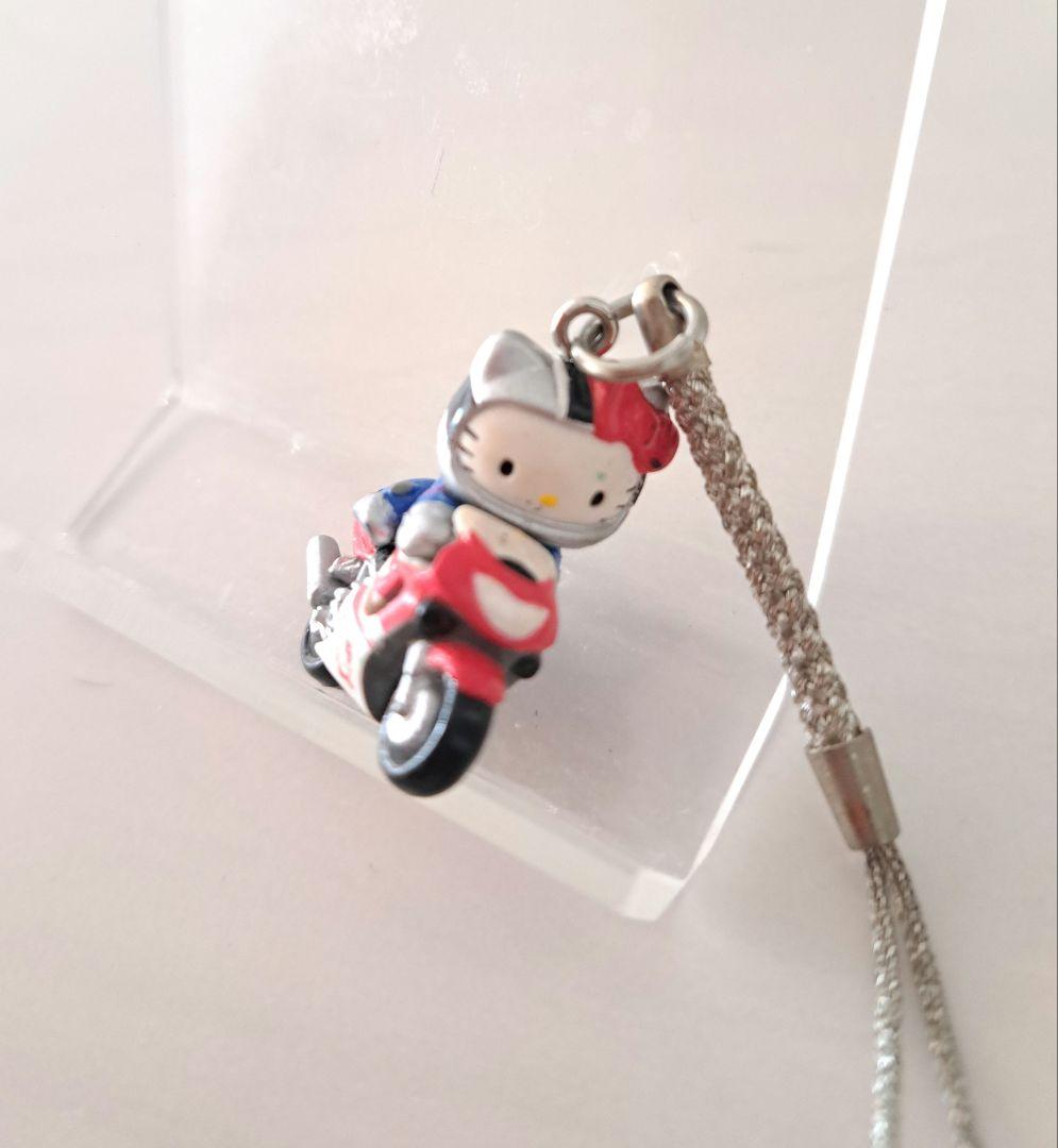 ハローキティ　根付ストラップ　バイク　サーキット限定　2002年