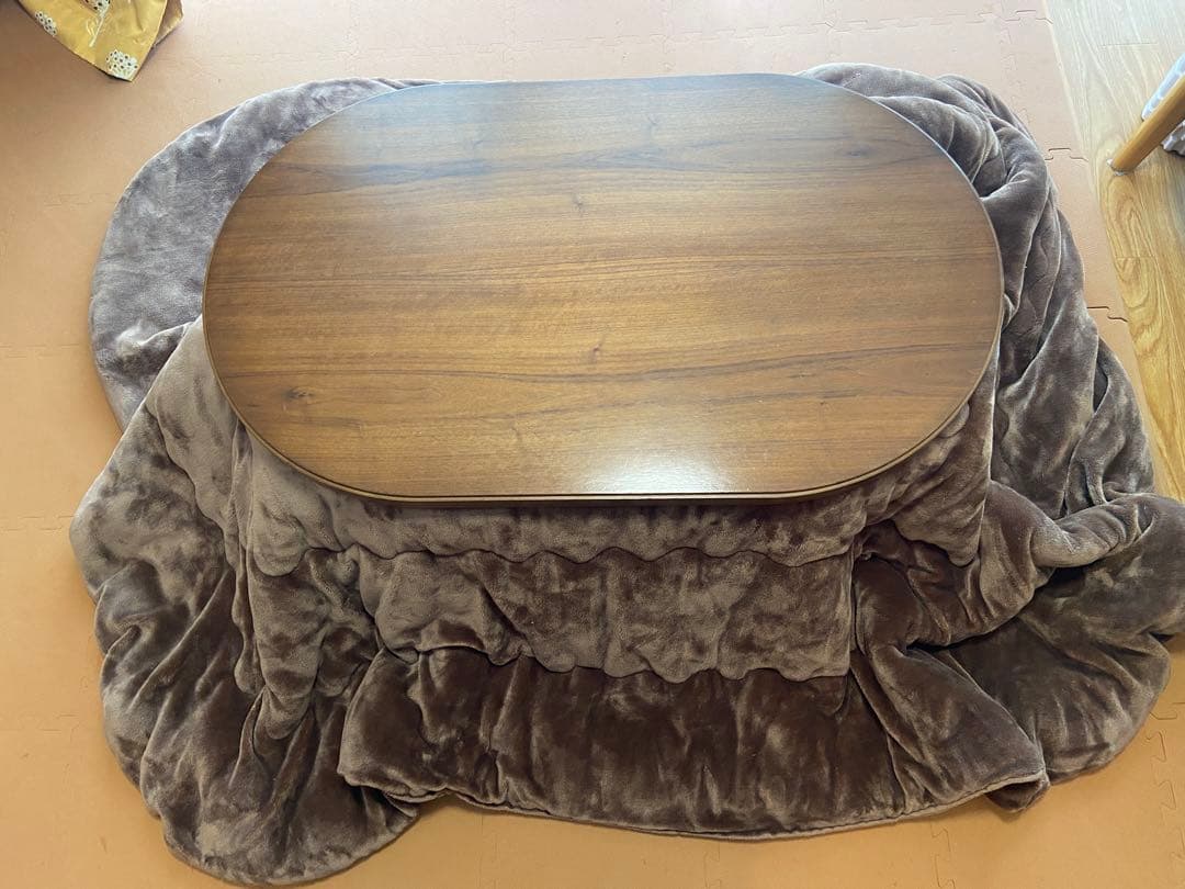 こたつ　ローテーブル　ウォールナット