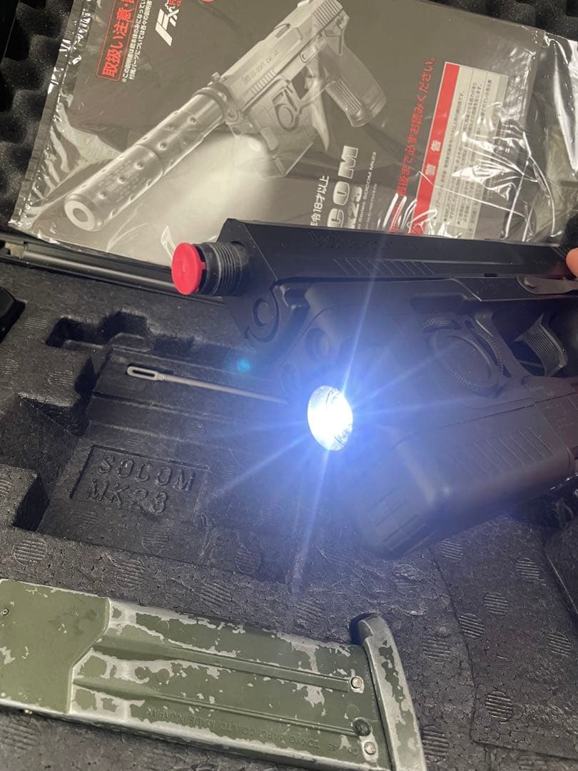 東京マルイ　SOCOM mk23 固定スライドガスガン　微カスタム