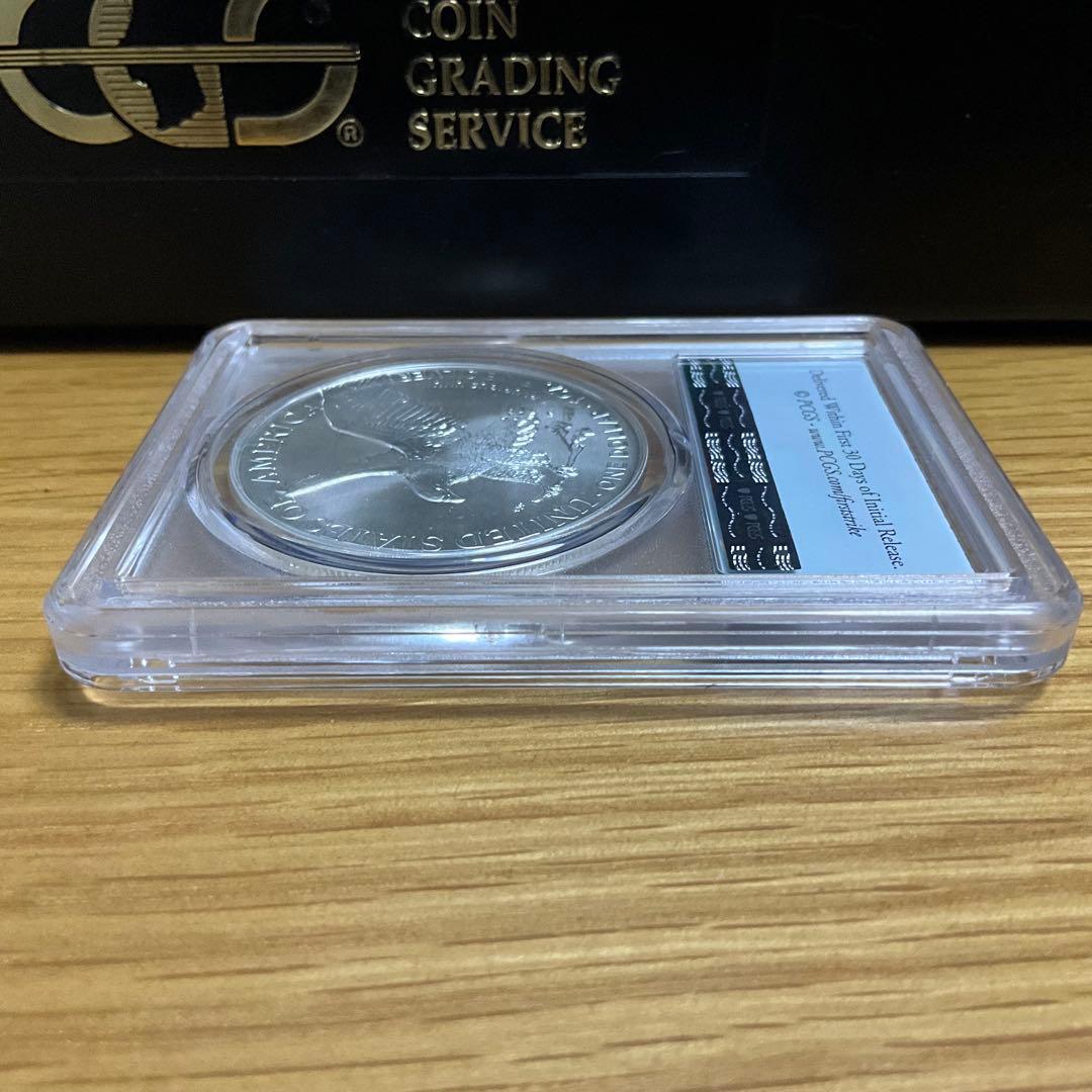 【新品】Silver Eagleイーグル銀貨2022 PCGS MS70