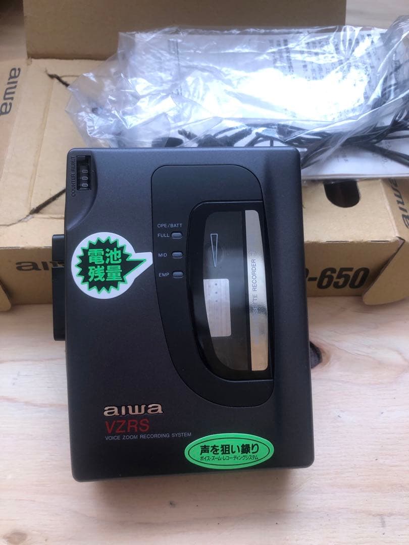 美品 未使用 aiwa TP-650 動作品