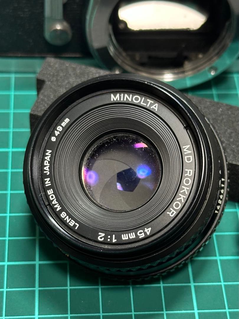 〖希少〗Minolta MD ROKKOR 45mm F2