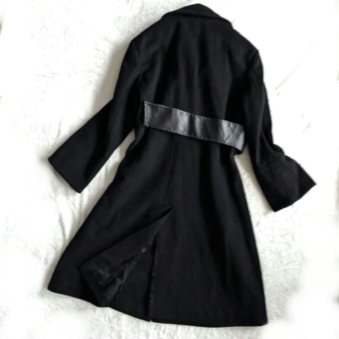 【希少】Claude Montana カシミヤ混チェスターコート 本革ベルト