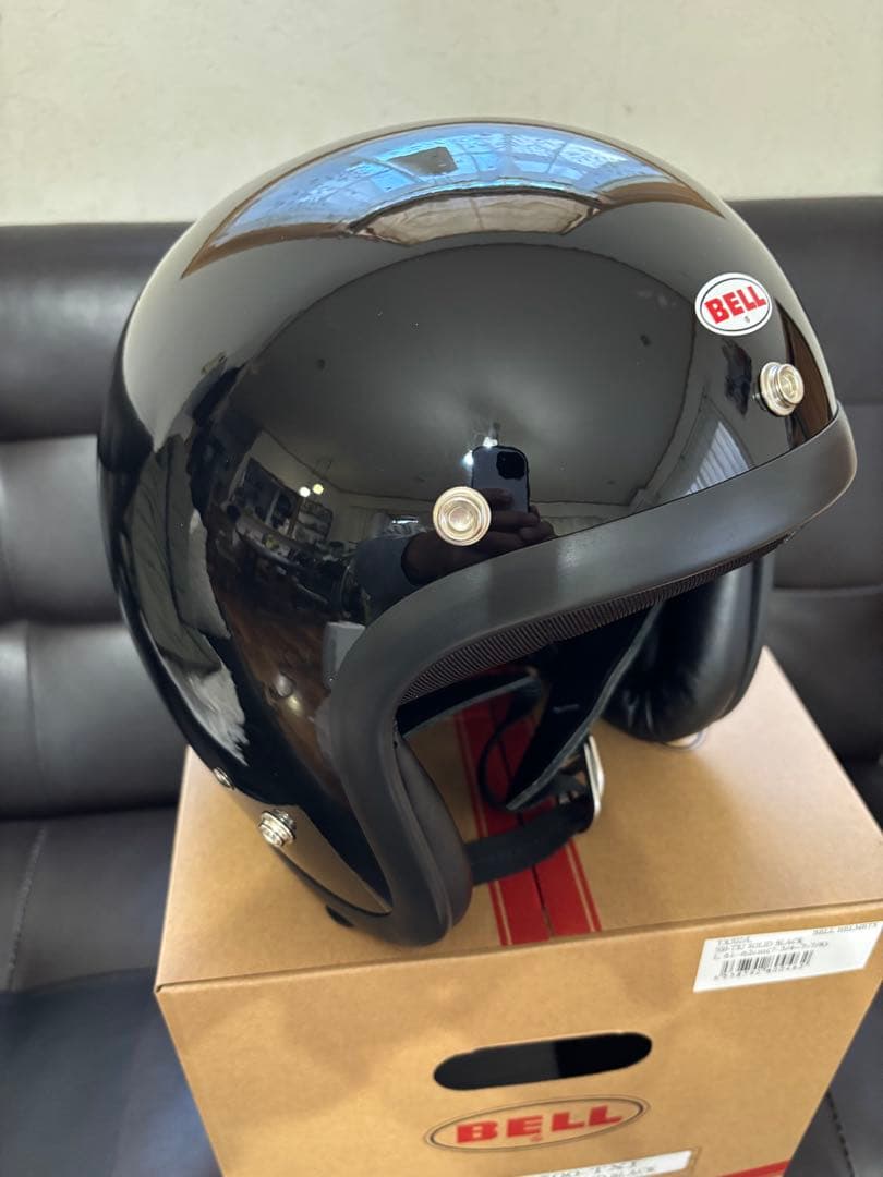 BELL 500-TXJ ジェットヘルメット Lサイズ ブラック