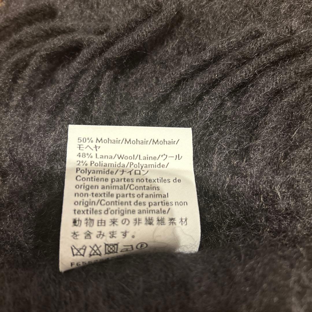 LOEWE モヘアマフラー　ブラック