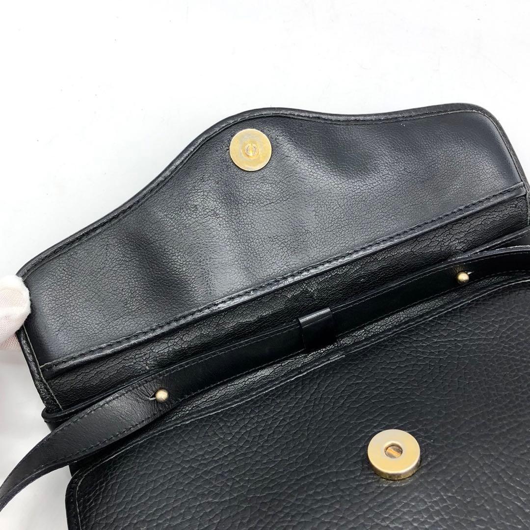 ✨美品✨ディオール ハンドバッグ 2way オーバル ロゴ ゴールド金具 レザー