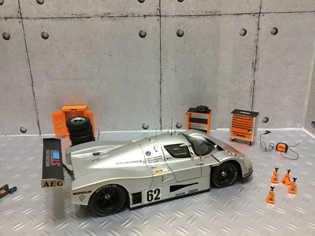 ミニカー EXOTO 1/18 Sauber Mercedes C9 #62
