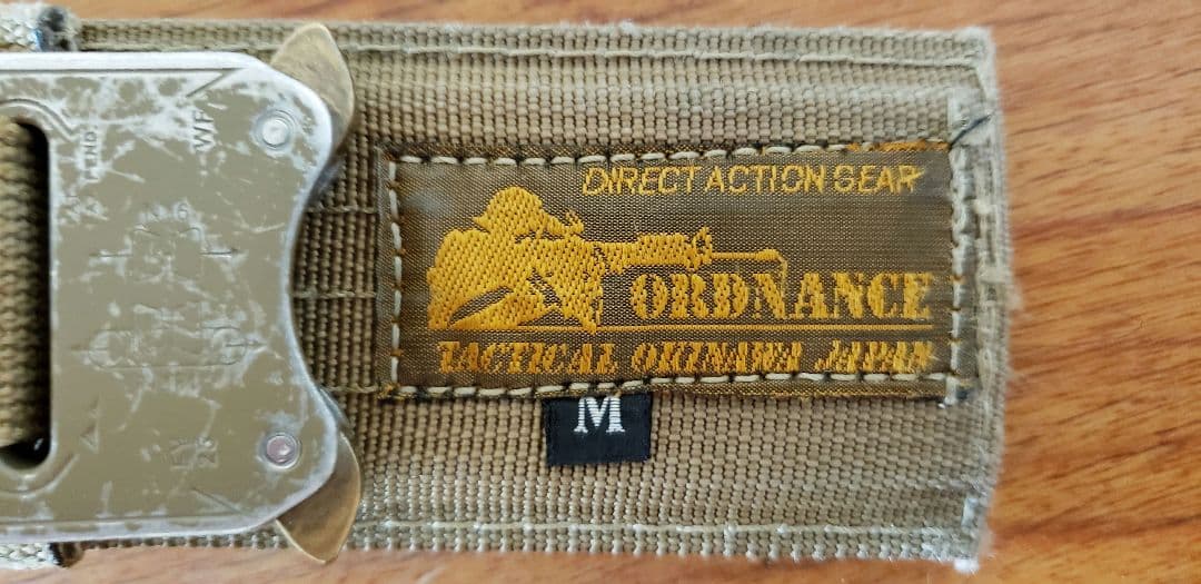 オードナンス タクティカル ガンファイターベルト CB Mサイズ