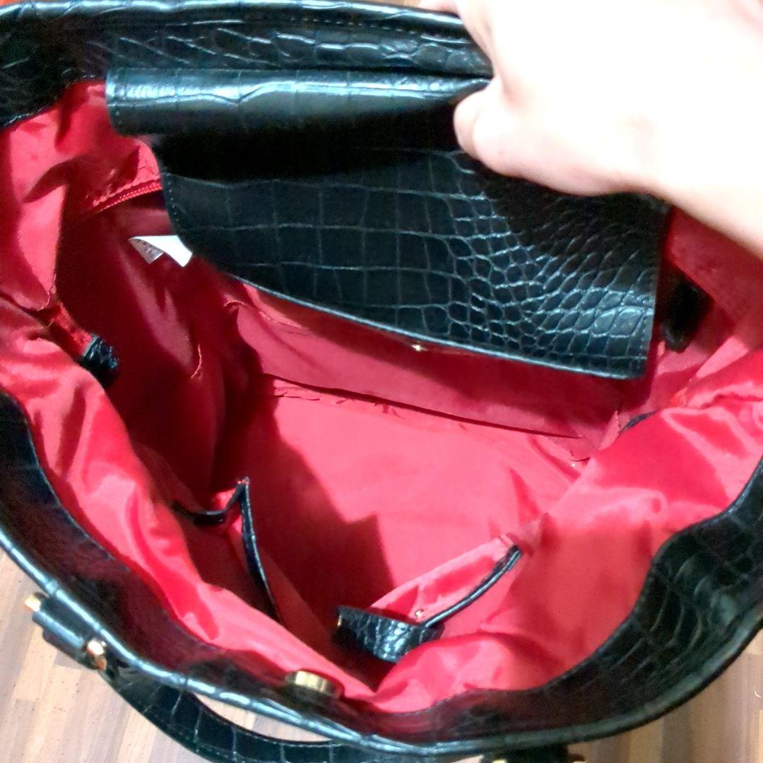 ✨美品✨SWANY キャリーケース ブラック クロコ型押し 大型 4輪