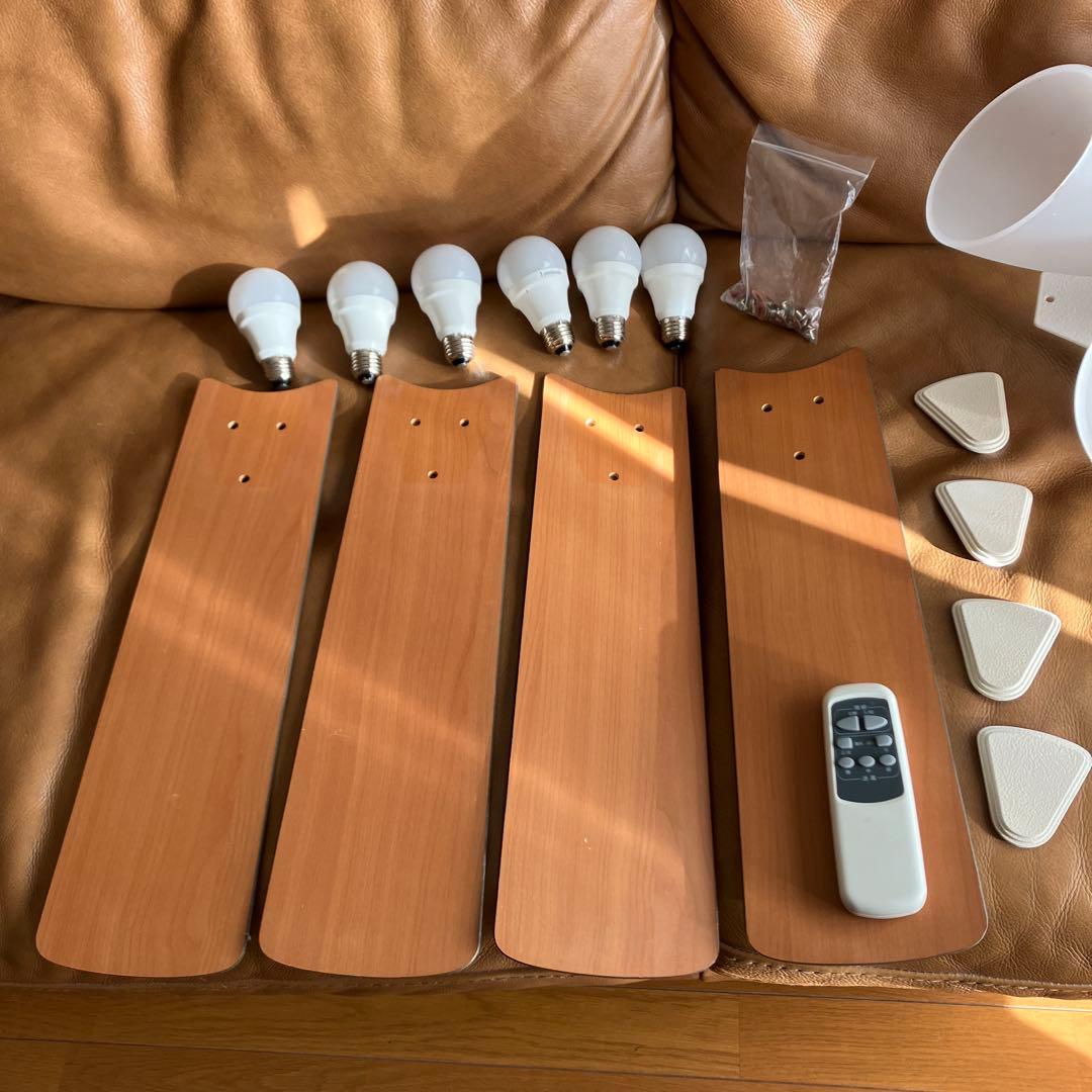 【美品】plusmore シーリングファン 6灯 Windouble