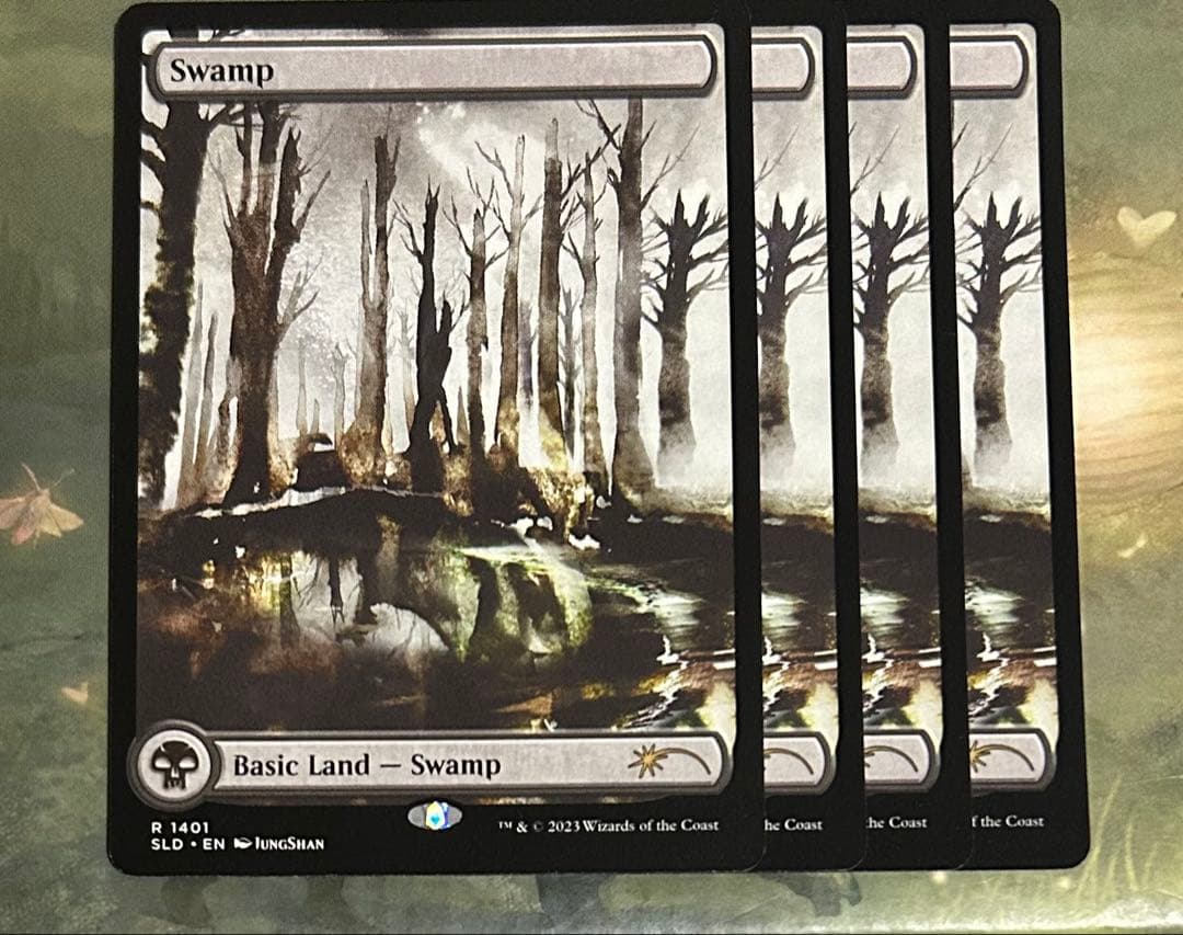 【SLD】島　沼　平地　山　各4枚セット secret lair