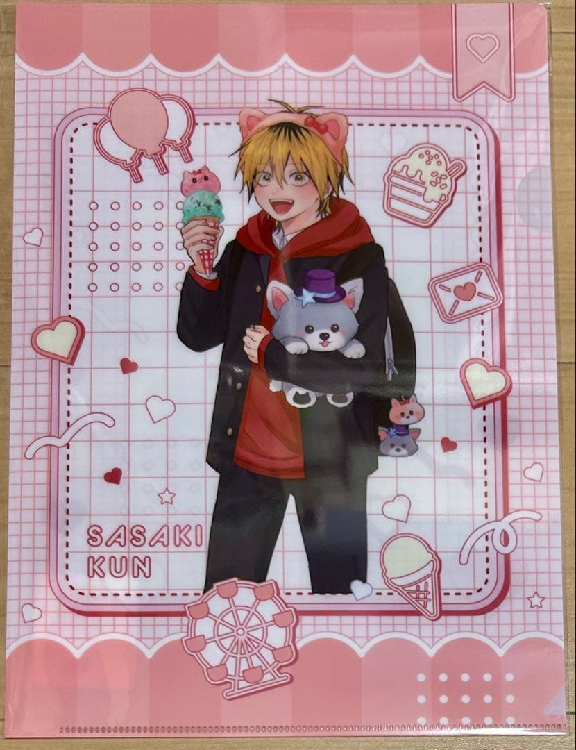 ダメ男の椎名先輩とヤバ男佐々木くん スクラッチ クリアファイル　まとめ売り