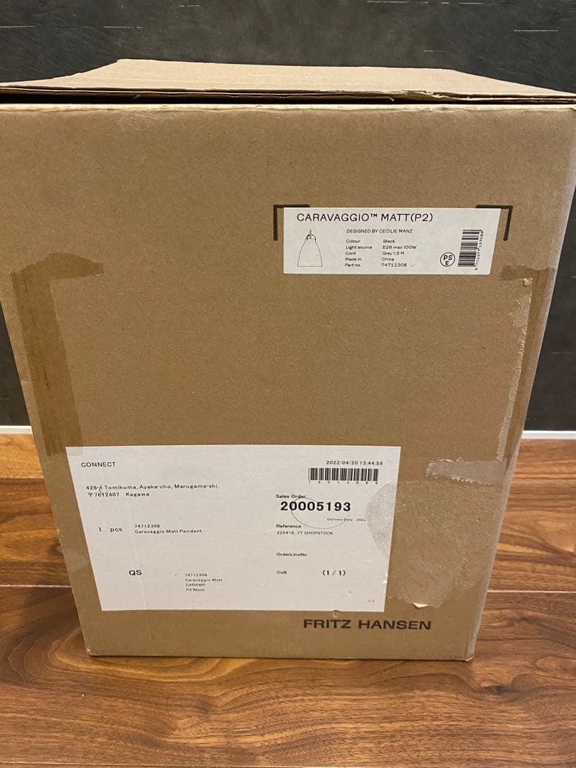 【美品】Fritz HansenフリッツハンセンCARAVAGGIO P2照明