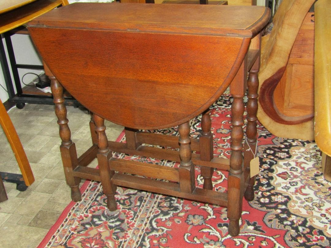 イギリス　アンティーク　ゲートレッグテーブル　バタフライ 直輸入品　希少品