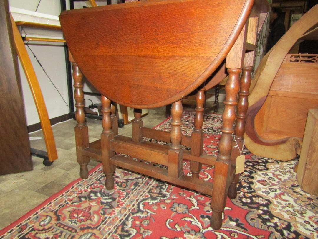 イギリス　アンティーク　ゲートレッグテーブル　バタフライ 直輸入品　希少品