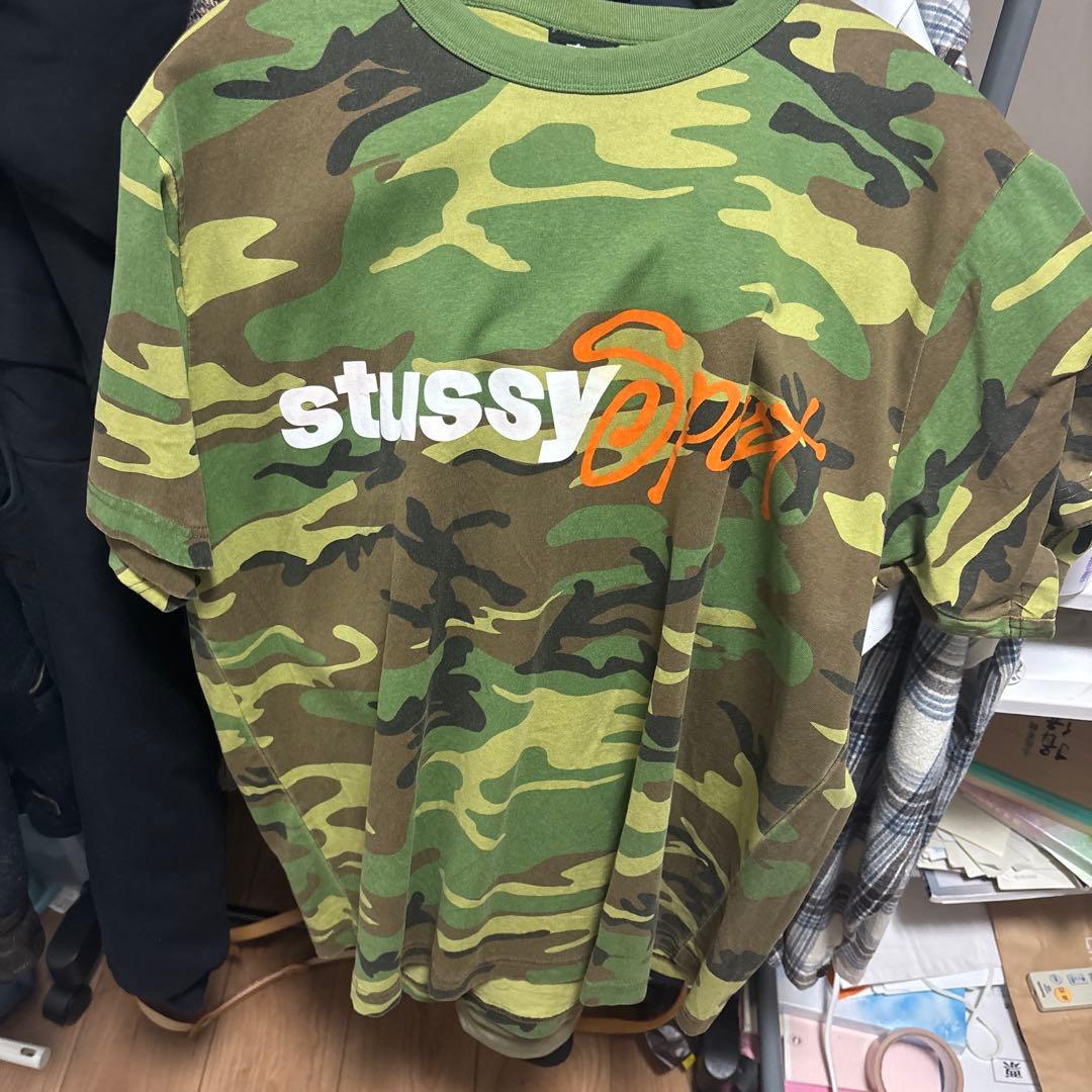 STUSSY SPORT SCRIPT TEE カモフラ Mサイズ 迷彩