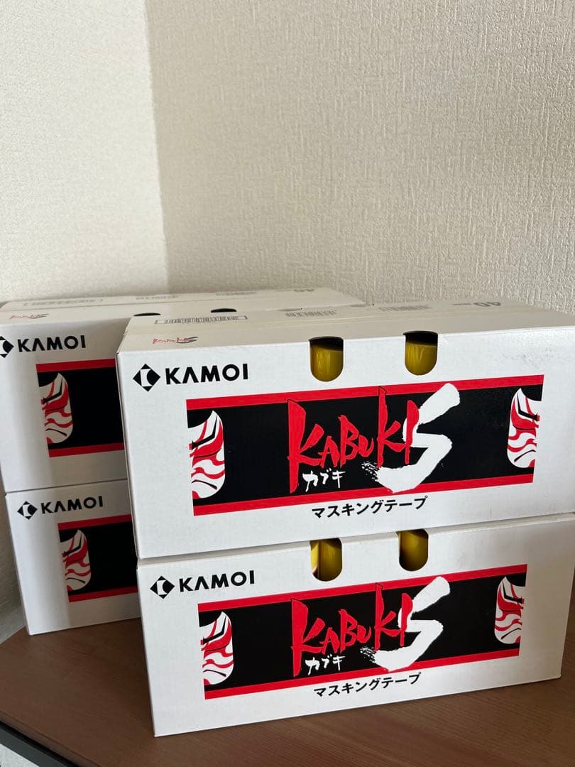 カモイ　カブキ　 マスキングテープ 40mm x 18m 30個入り
