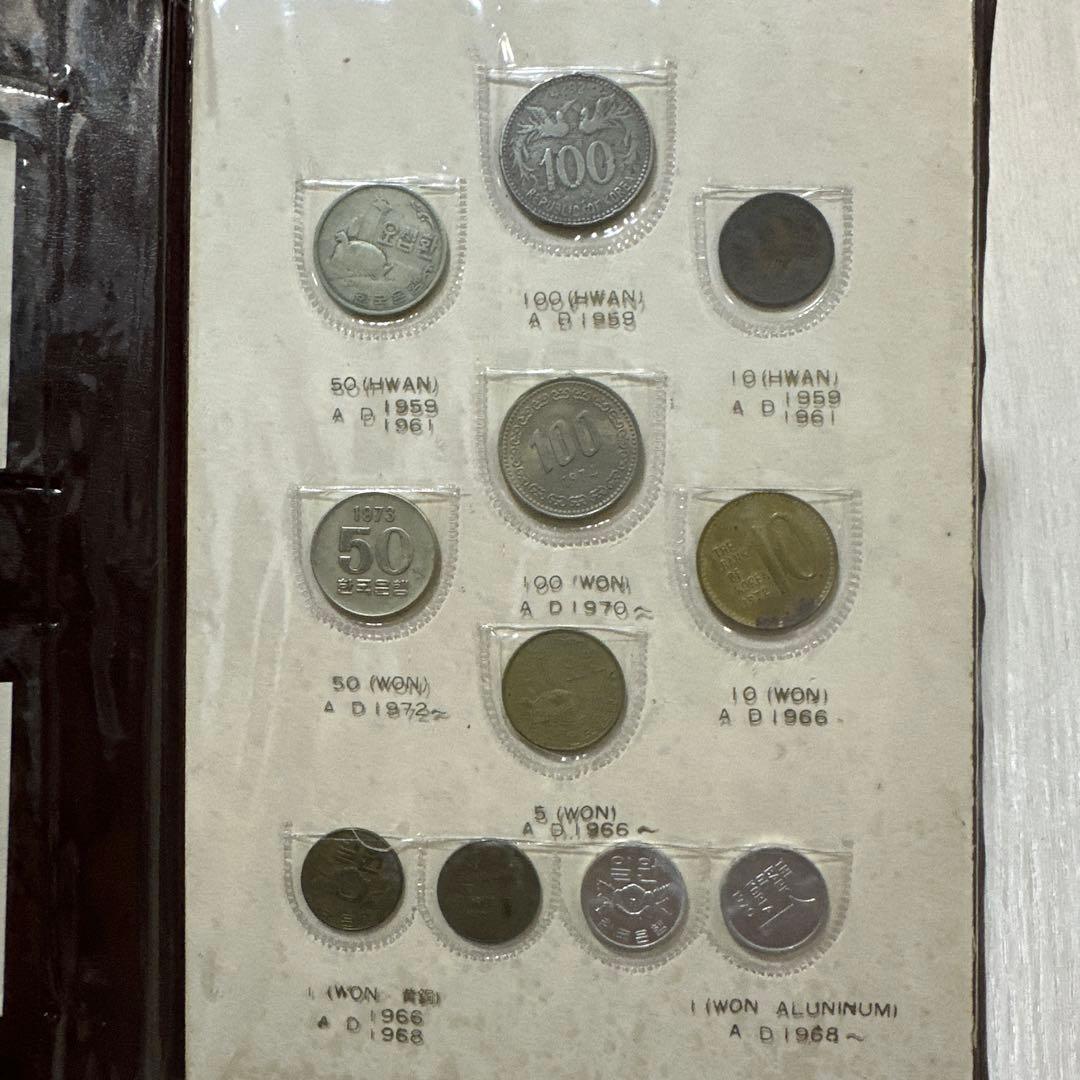 韓国現行貨幣セット