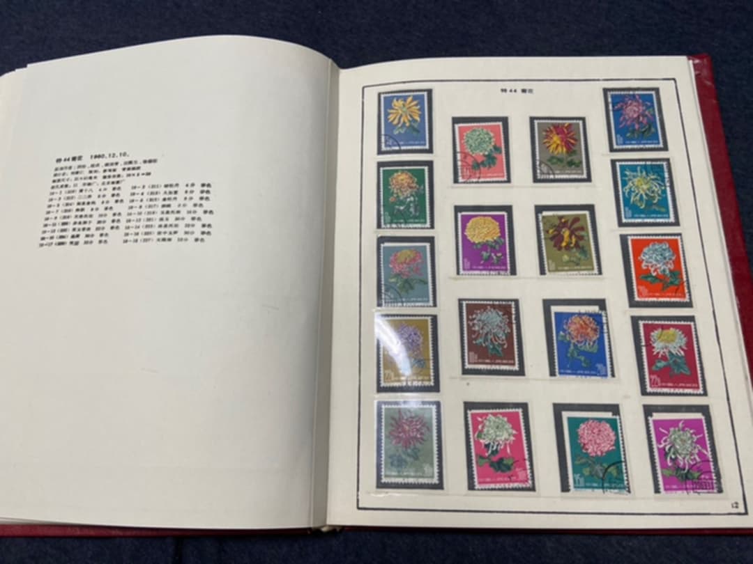 中国　特字(1-75)切手　1951-1965年