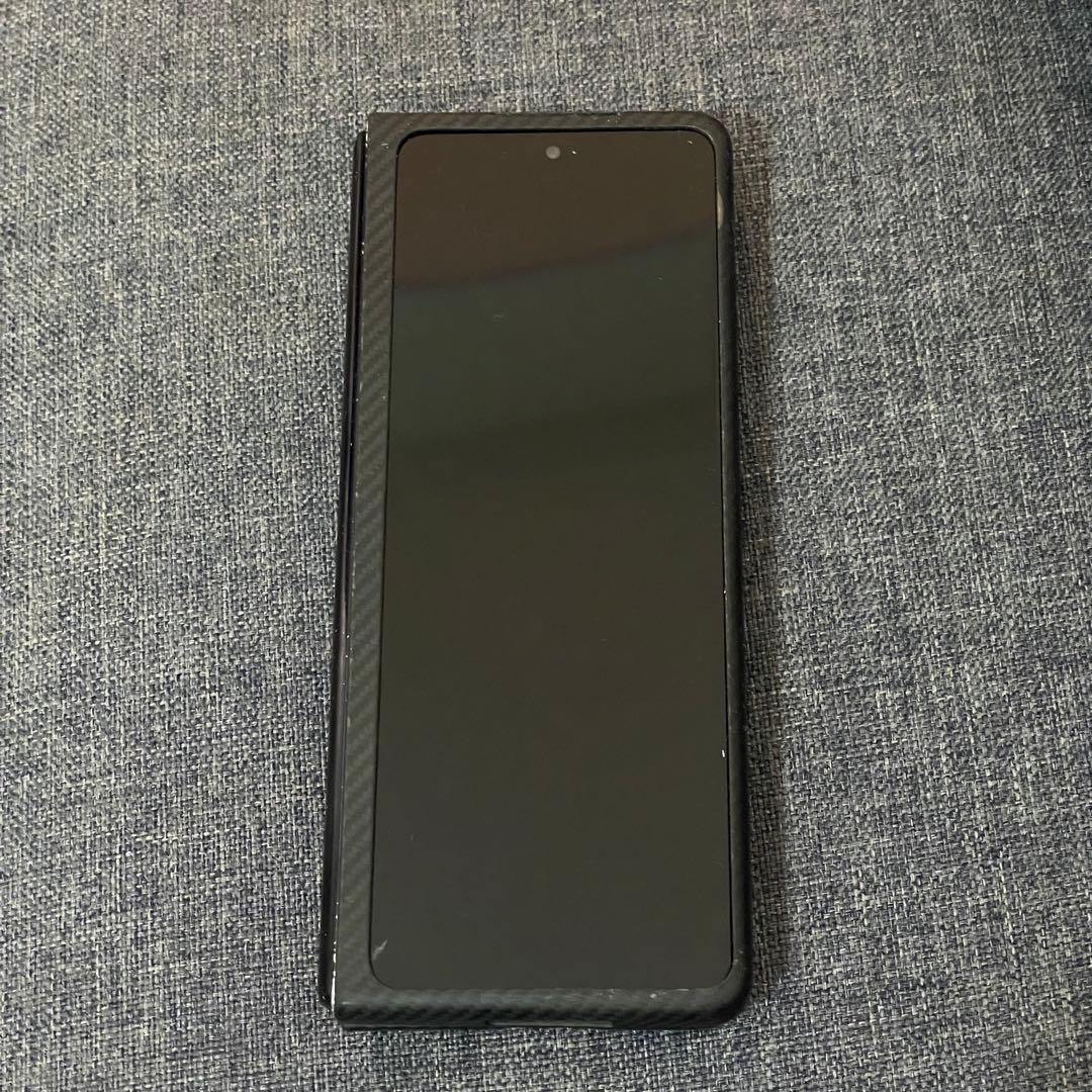 Galaxy Z fold 3 海外版 SIMフリー アラミドケース付 液晶漏れ