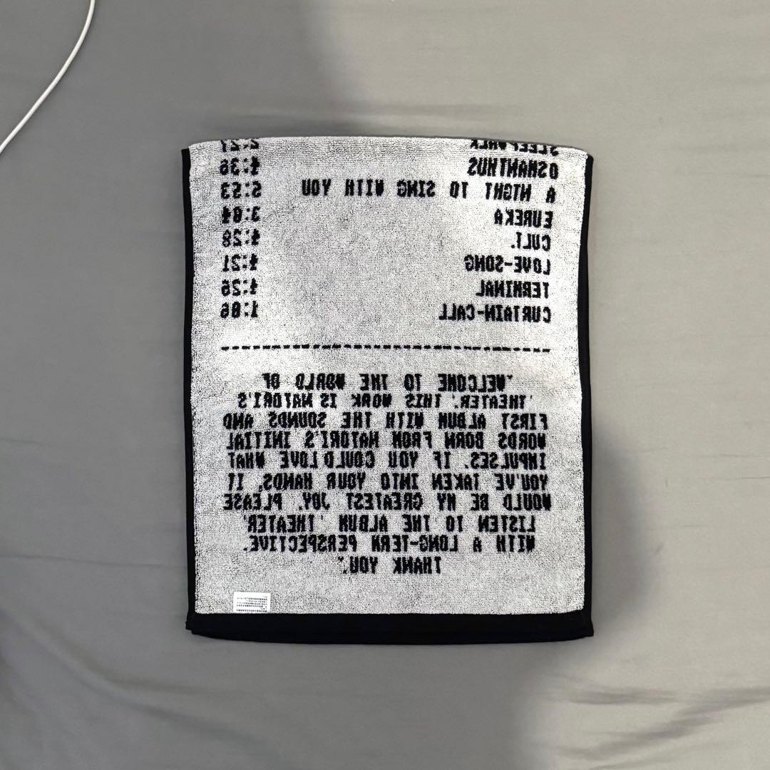 なとり 劇場フェイスタオル黒