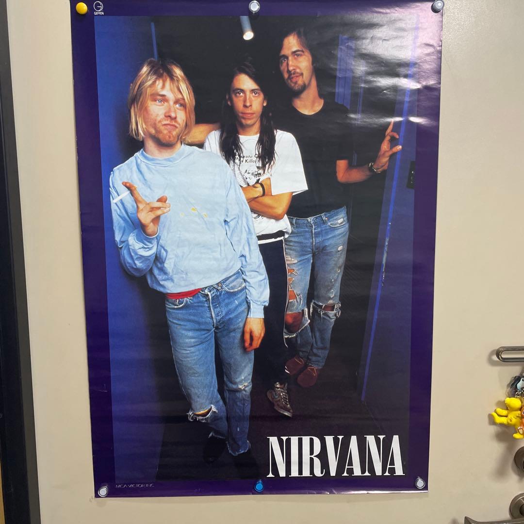 ニルヴァーナ　90sポスター　nirvana カードコバーン