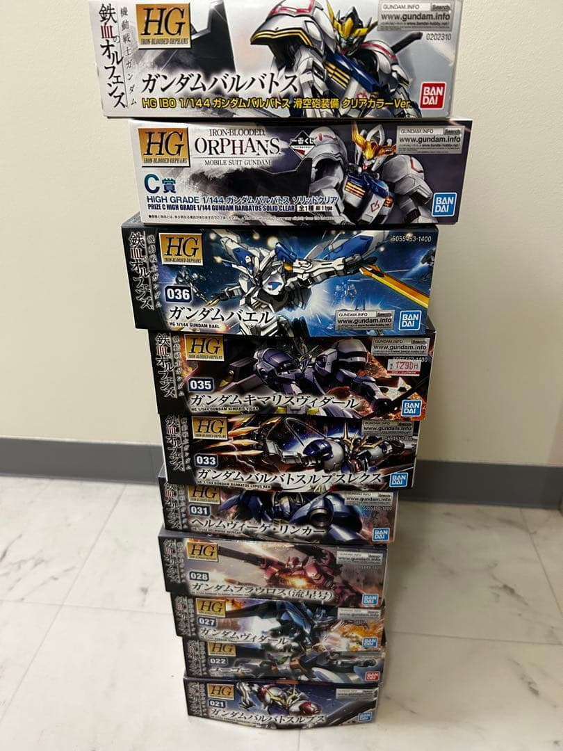 【新品・未使用】鉄血のオルフェンズ　HGシリーズ　17点＋おまけ