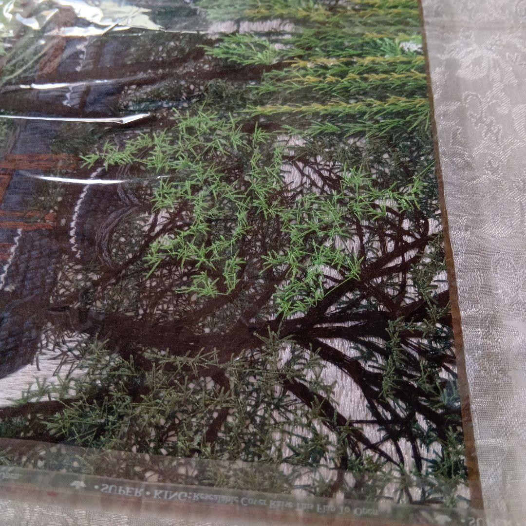 新品未使用品　刺繍絵　蓮の花　全部刺しゅう　絵画コレクション　中国　アンティーク