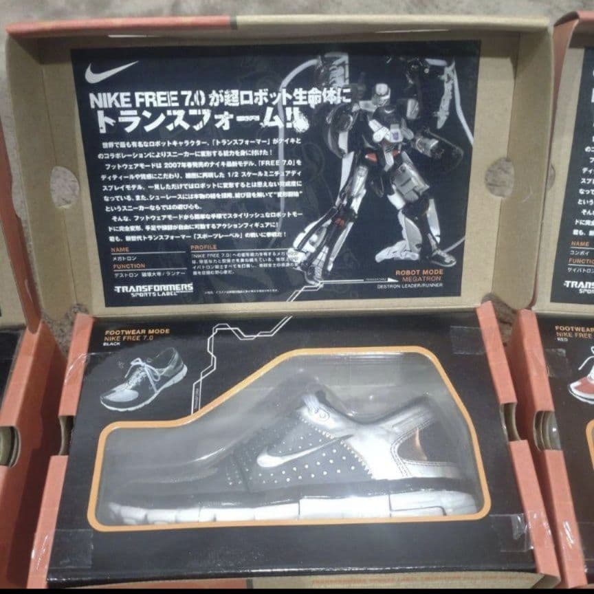 トランスフォーマー ナイキ スポーツレーベル コンボイ メガトロン セット販売