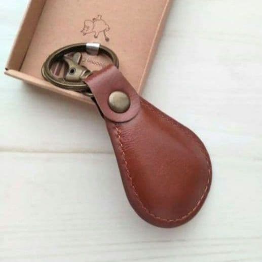 新品　ムーミン　レザー　キーリング　革　フィンランド　北欧　キーホルダー