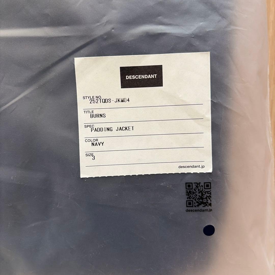 ジャケット・アウター DESCENDANT BURNS PADDING JACKET