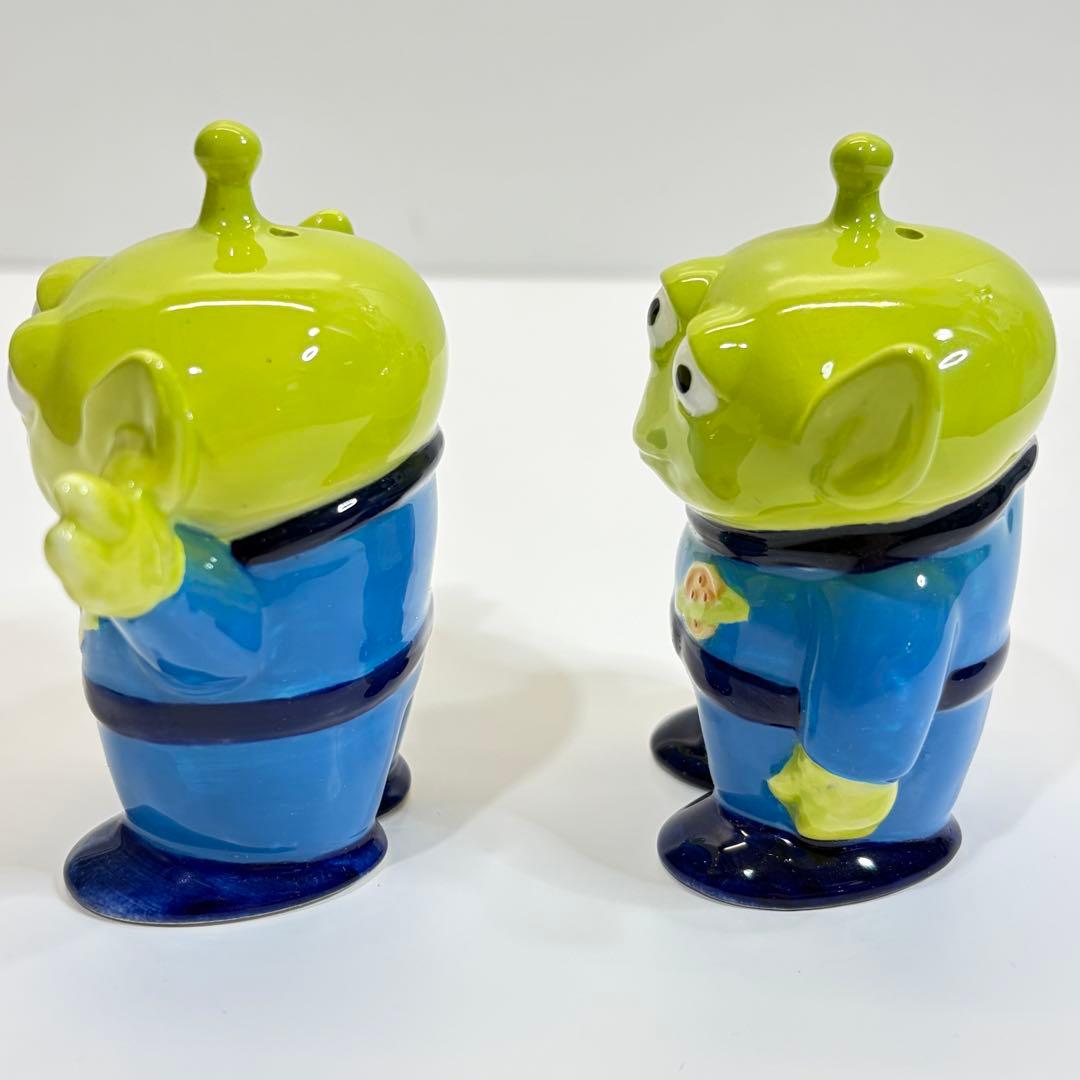 【レア】トイ・ストーリー エイリアン ソルト&ペッパー入れ☆飾りにも最適　陶器製