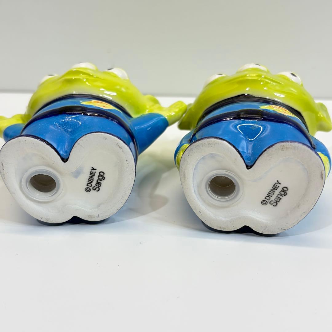 【レア】トイ・ストーリー エイリアン ソルト&ペッパー入れ☆飾りにも最適　陶器製