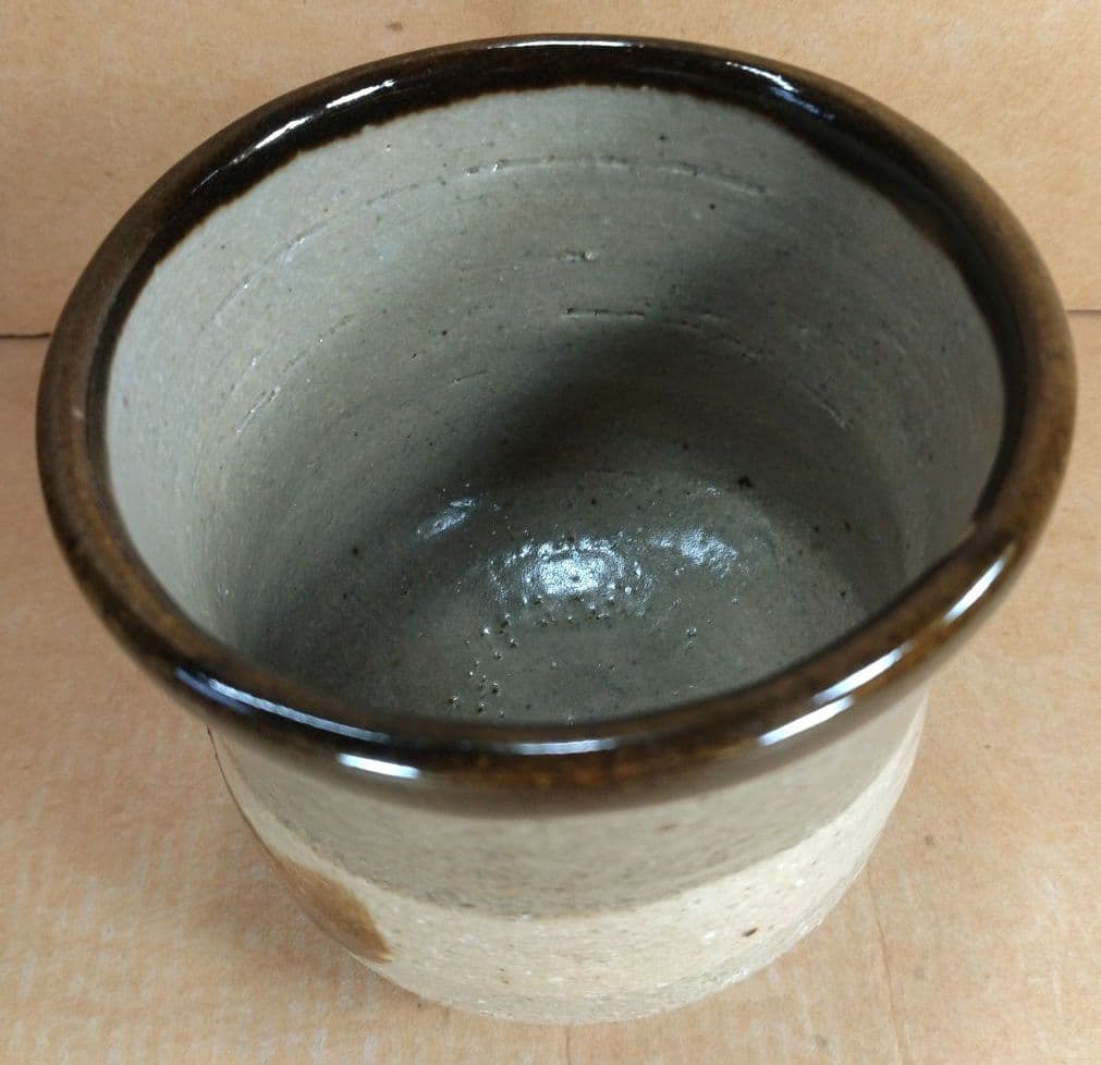 【本物保証】濱田庄司(浜田庄司) 湯呑壱對(一対）共箱 人間国宝 益子焼 未使用