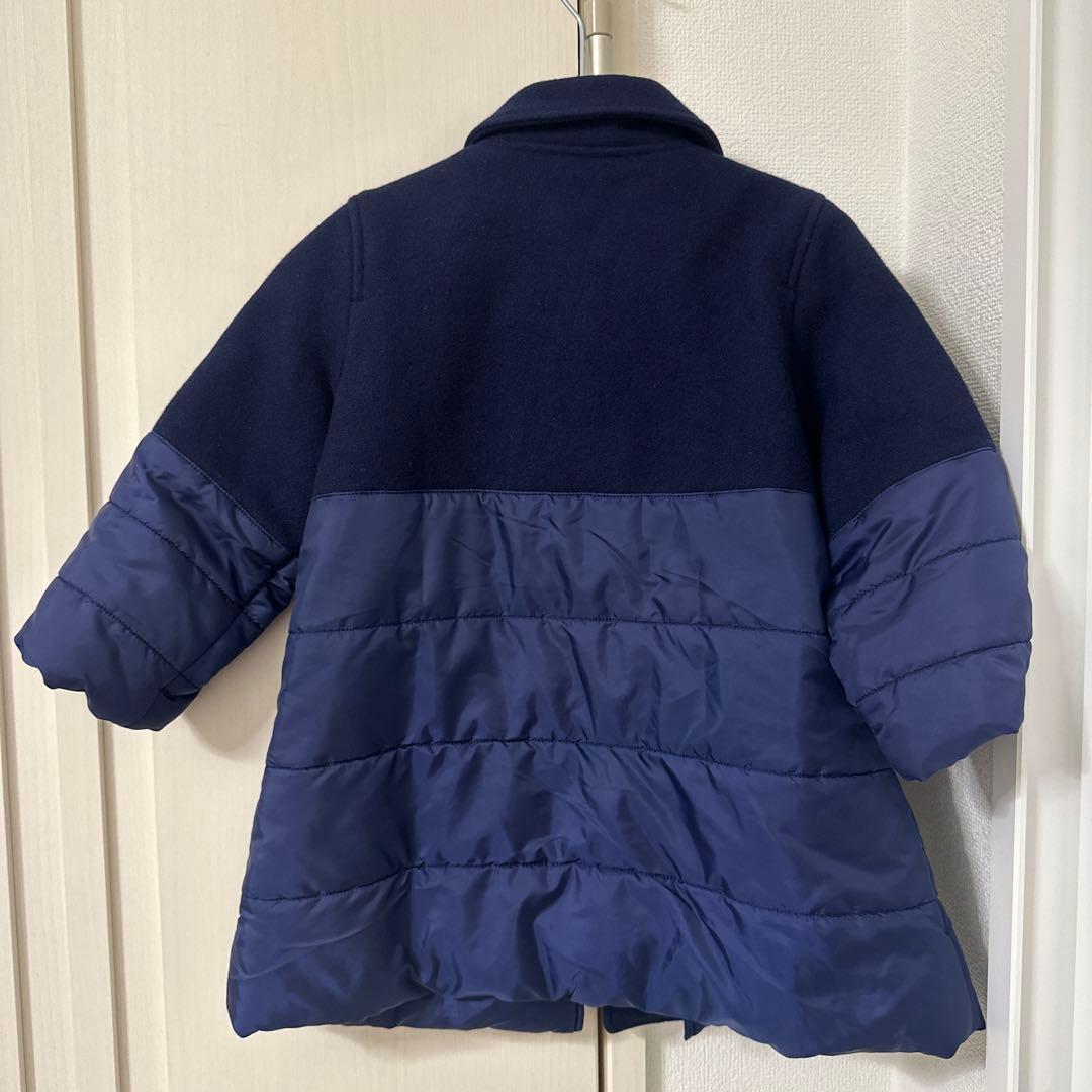 【新品】familiarファミリア　リボンダウンフォーマルコートファミちゃん90