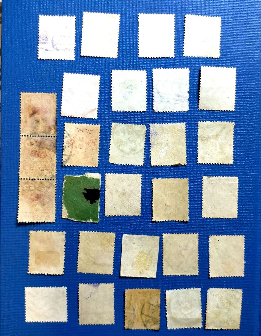 2998 銭位切手 1900年前後 小判 大正 等銭位レア古切手使用済29枚