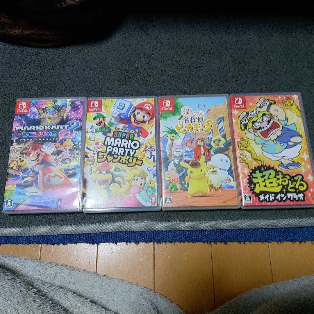 ぴ*も様 マリオパーティジャンボリーSwitch ソフト 4本セットマリオカート