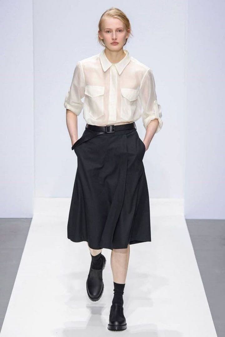 未使用 マーガレットハウエル ファインウール パピートゥースキュロット 4万