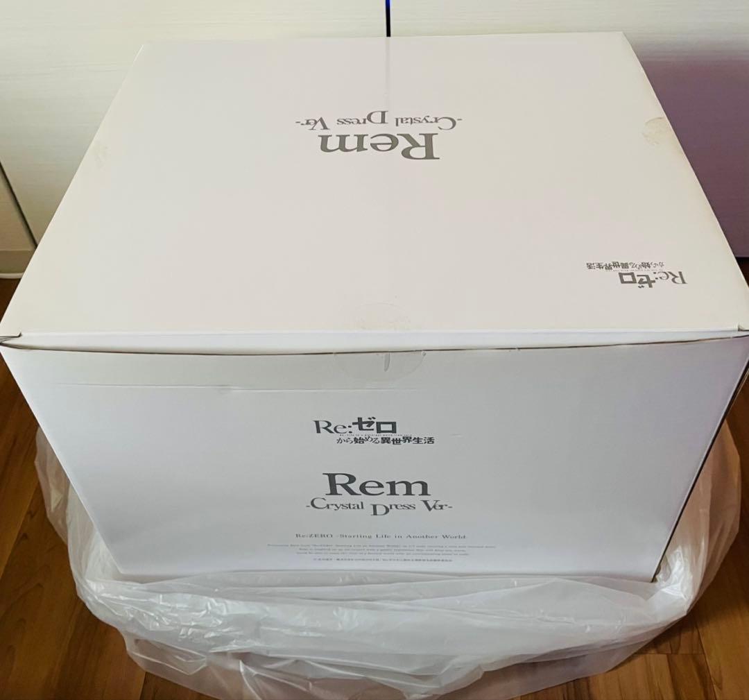 【極美品】渋スク リゼロ クリスタルドレスVer レム フィギュア