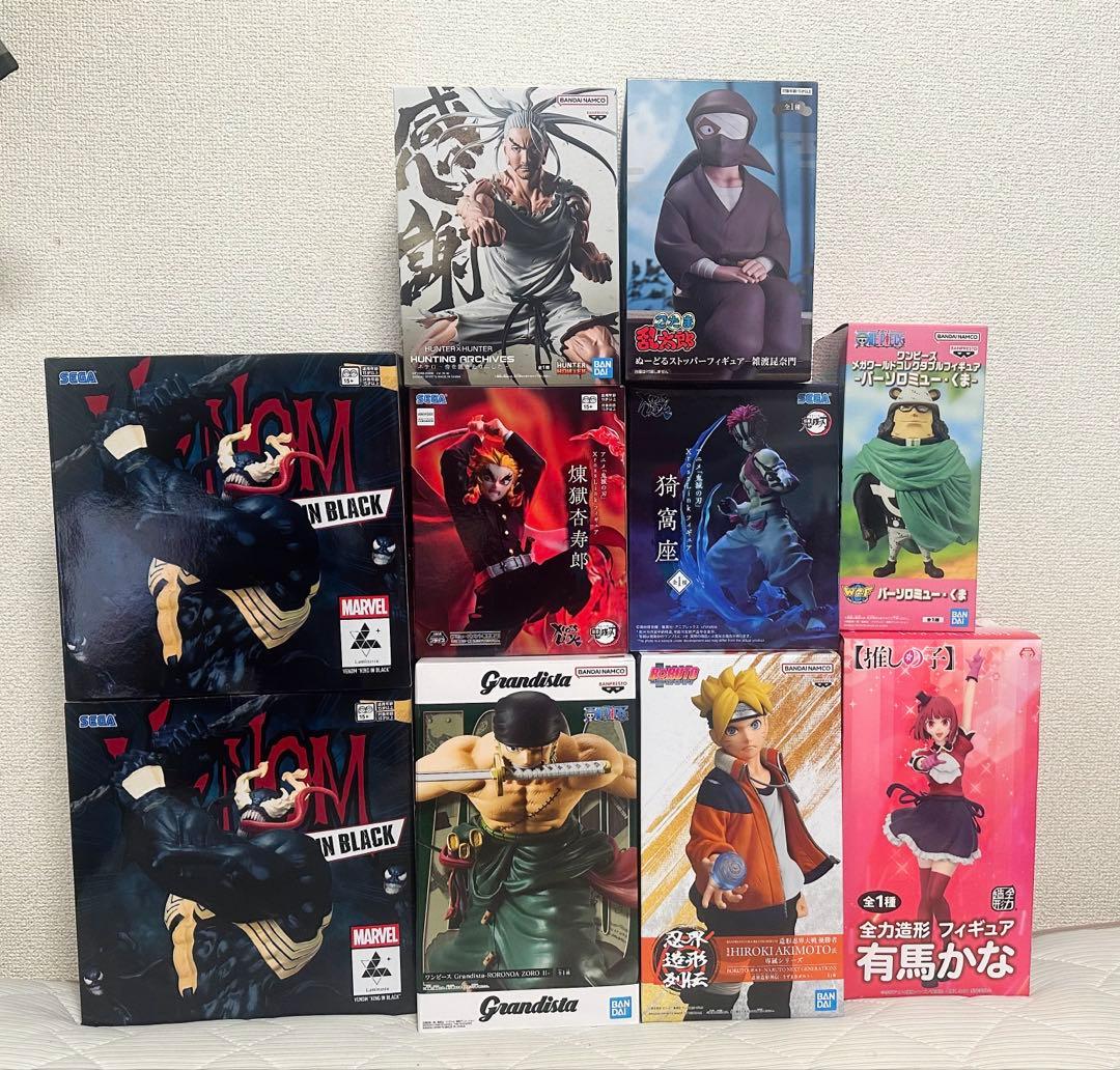 【MARVEL/鬼滅の刃/ワンピース/H×H他】プライズ フィギュア まとめ売り