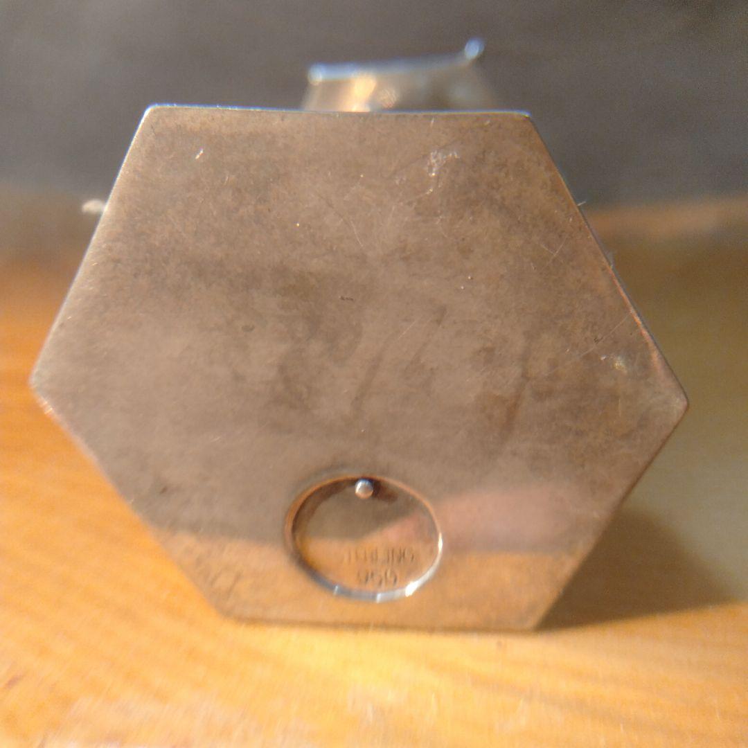 里帰り品　銀器置物　調味料入れ　　2個セット