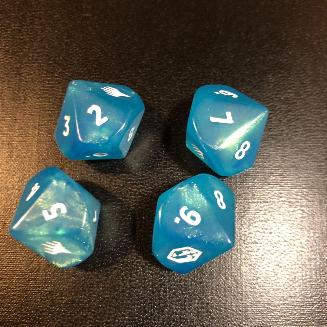 【FFコラボ プレリ限定】MTG スピンダウンライフカウンター 4個セット 希少