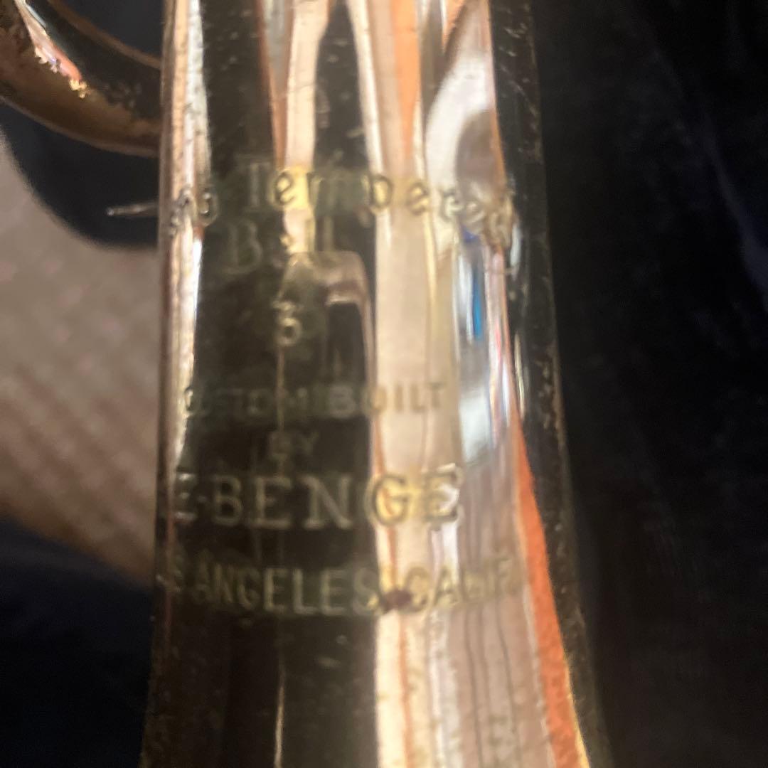 Benge 3 トランペット 本体・マウスピース・ケース付き