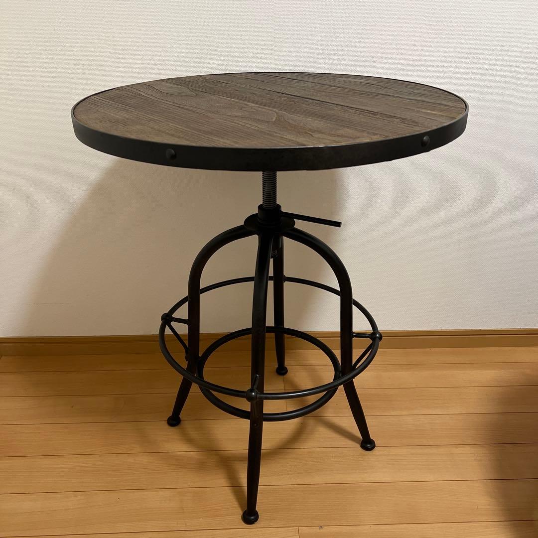 【CRASH GATE】クラッシュゲート　バッカス 丸型テーブル　昇降タイプ