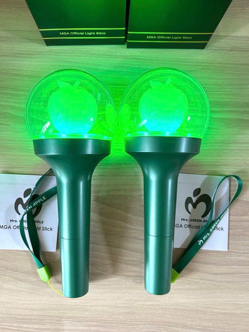 Mrs. GREEN APPLE ペンライト　りんご棒　2本