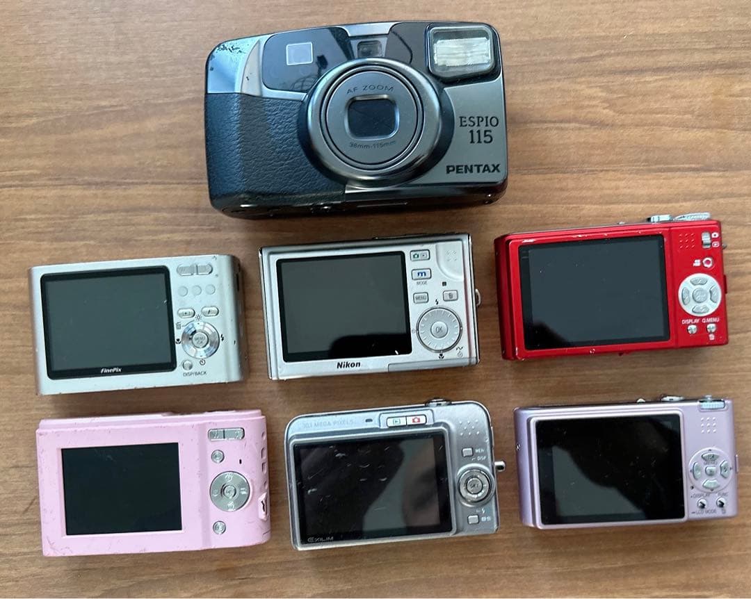 デジタルカメラ、いろいろまとめ 7台