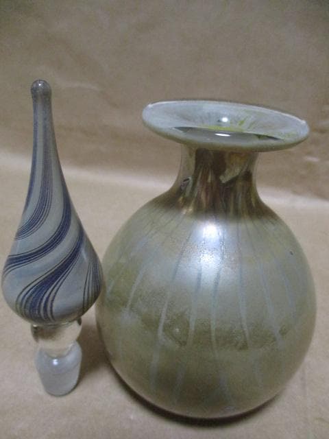 香水瓶　ベネチア　マーブルグラス　R19-3