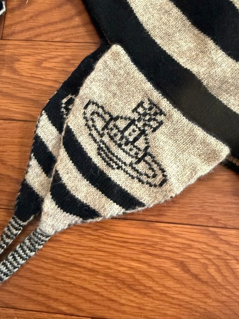 激レア初期VivienneWestwood 耳当て付ニット帽