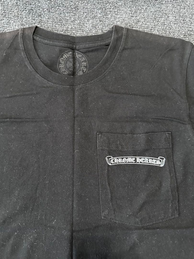 CHROME HEARTS ブラック Tシャツ ポケット付き